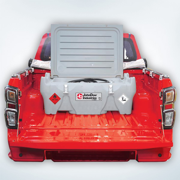 Gasoline Carrytank in Pickup Truck Gasoline Carrytank in Pickup Truck