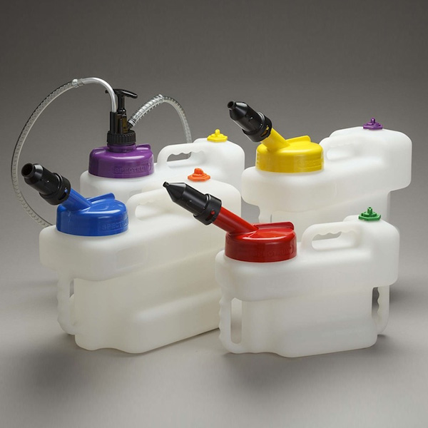 Color Coded Oil Transfer Containers