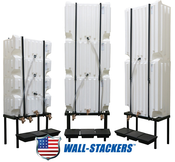 Stackable Poly Tanks in Fluid Storage Solutions by Fluidall