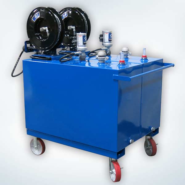 Mobile Steel Tank Lube Carts